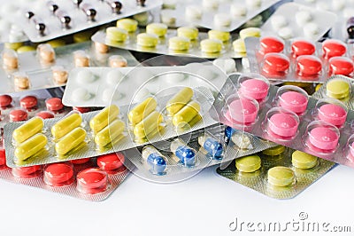 Colorful pills