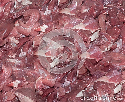 Colorful raw meat background