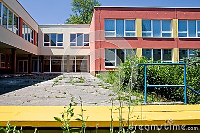 Colorful school building
