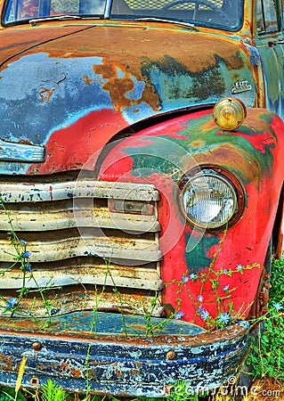 Colorful Vintage Truck