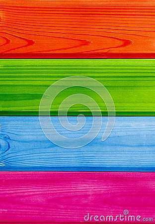 Colorful wooden planks backdrop