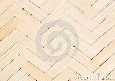 Colse up bamboo wood weaving texture,Thai handwork