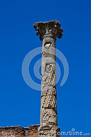 Column old Bucharest old center