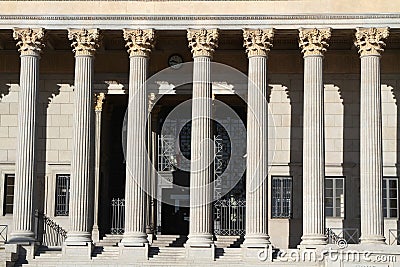 Columns of the Law Court Palace