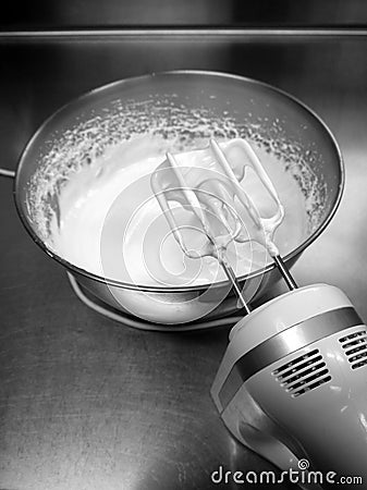 Commercial kitchen: hand mixer detail