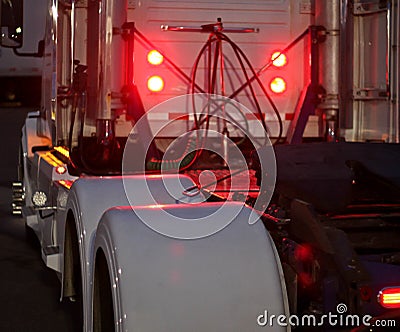 COMMERCIAL TRUCK W/ CUSTOM FENDERS AND LIGHTS