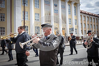 Communists party in a May Day