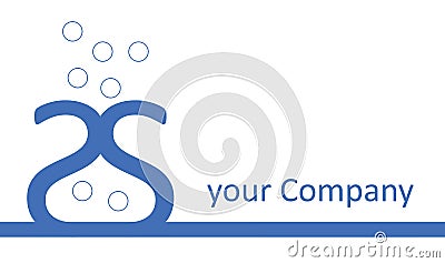 Company Logo - Blue Vase