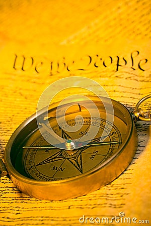 Compass and United States Constitution