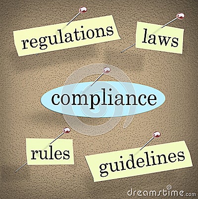 Compliance Rules Regulations Laws Guidelines Bulletin Board