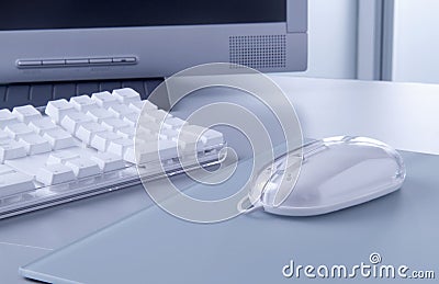 Computer mouse and keyboard