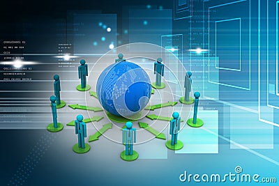 Concept of global business network