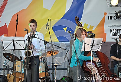 The concert at the Moscow Jazz College