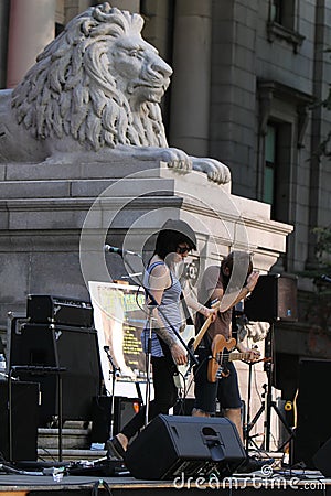 Concert of the punk group