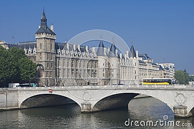 Conciergerie and Pont au Change. Paris