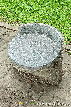 Concrete bench