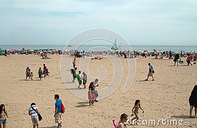 Coney Island Beach New York USA