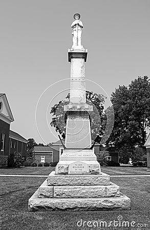 Confederate Civil War Monument - Appomattox County, Virginia