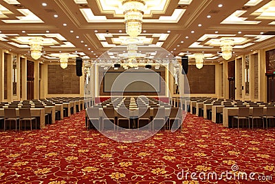 Conference hall in hotel