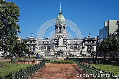 Congressional Plaza in Buenos Aires, Argentina