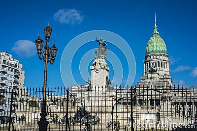 Congressional Plaza in Buenos Aires, Argentina