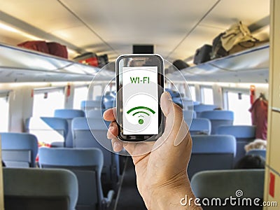 Connect wifi on the train