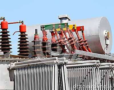 Connectors and high-voltage cables of the transformer