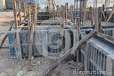 Construction house, reinforcement metal framework