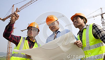 Construction teamwork
