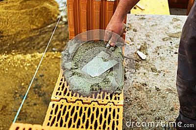 Construction worker on a job site