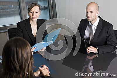 Consultation with financial adviser in a nice