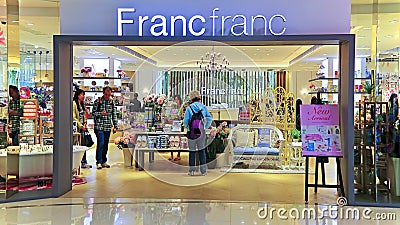 Consumer products franc franc retail store