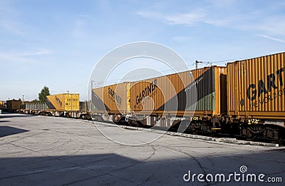 Container train - RAW format