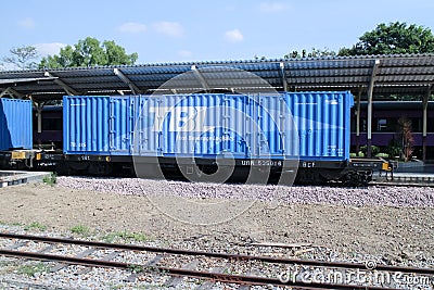 Container Train of Thai Beverage Logistics.