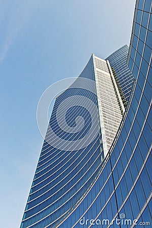 Contemporary business skyscraper