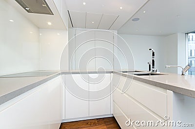 Contemporary kitchen with top spec appliances