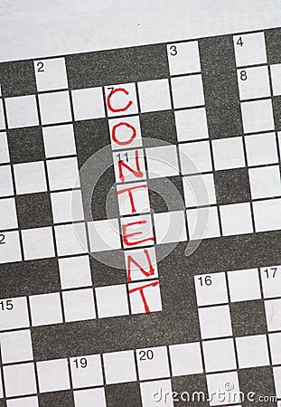 Content Crossword Puzzle