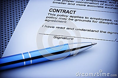 Contract Signature Document