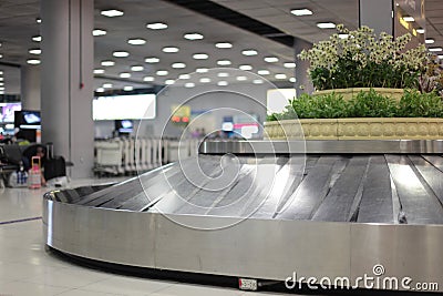 Conveyor belt at an airport