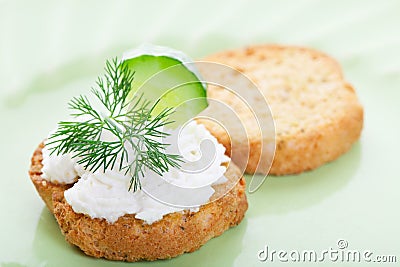 Cool Cucumber Canape