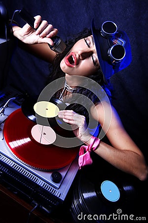 Cool DJ in action