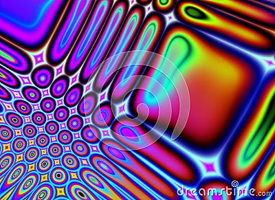 Cool Retro Psychedelic Pattern