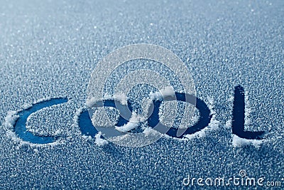 Cool Word in Car Frost