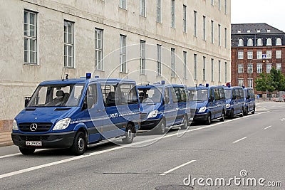 Copenhagen Police Vans