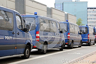 Copenhagen Police Vans