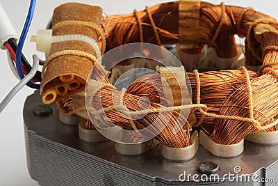 Copper Coils from Electric Motor