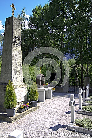 Cossack graveyard, Peggetz, Lienz, Austria