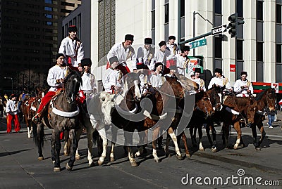 Cossack Riders in the National Western Stock Show