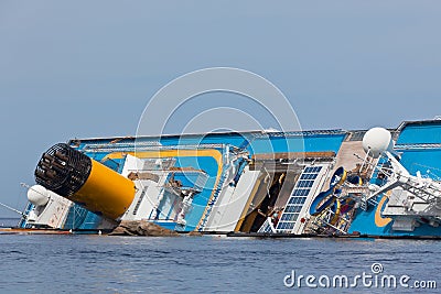 Costa Concordia Cruise Ship Shipwreck