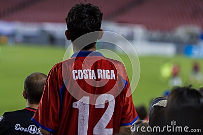 Costa Rican soccer fans